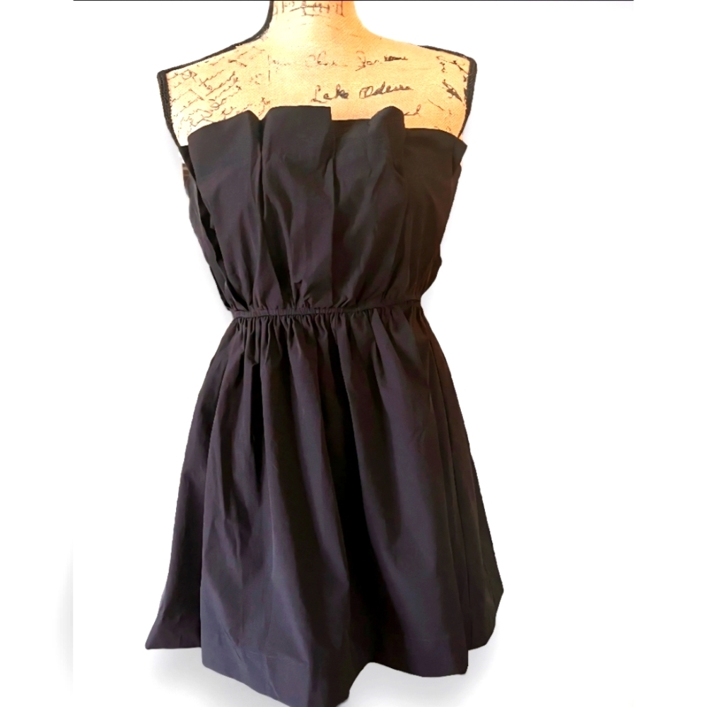 TCEC Black Strapless Dress
